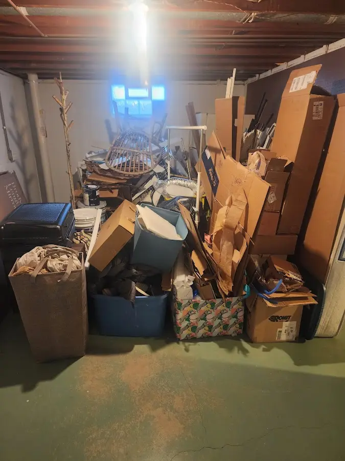 Roll-off dumpster container at job site for Concrete Dumpster Rental in Port Orange